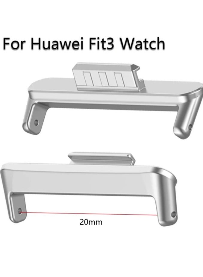 2 Packs of straps compatible with Huawei Watch Fit 3/Fit 4 strap, soft breathable nylon strap, metal buckle replacement strap matching  - Image 3