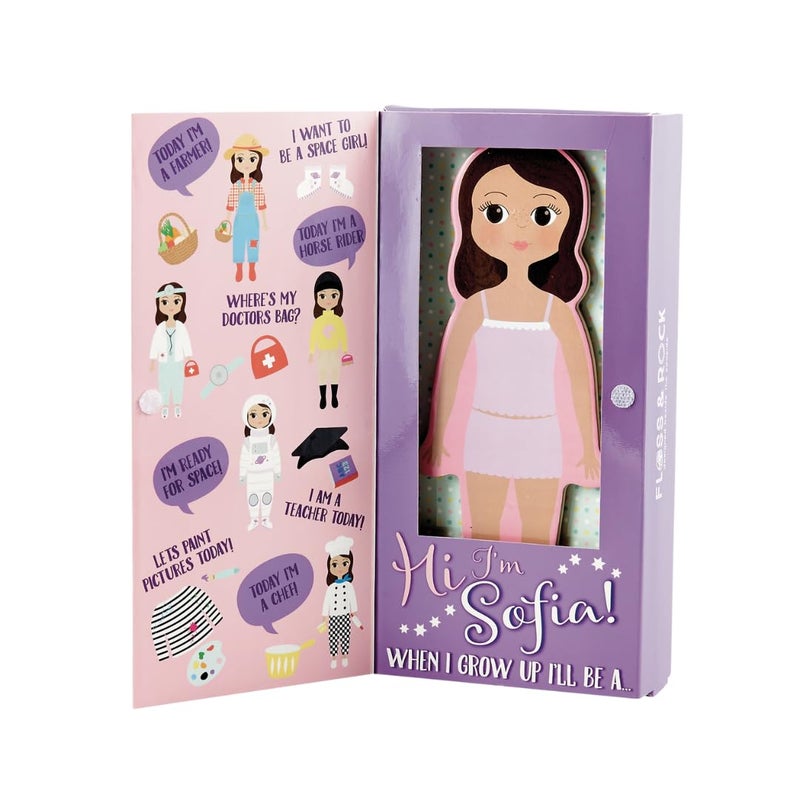 Floss Rock Floss  Rock Magnetic DressUp Doll  Sophia - Image 2