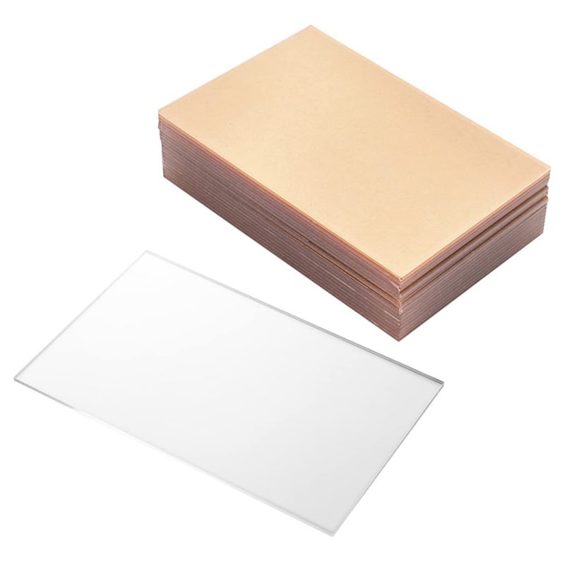 10 Piece Clear Acrylic Sheet Set For DIY Crafts Picture Frames And Home Decor - Image 1