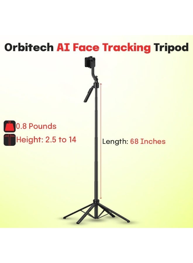 SMARTX C17 AI Face Tracking Gimbal Phone Portable Selfie Stick 360°rotation Bracket Anti-Shake Wireless Bluetooth Live TripodAi Follow-Up Anti-Shake Gimbal Quadruped Fully Automatic Photo Artifact - Image 5