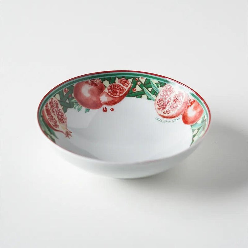 VITELLI DESIGN STUDIO Hazeran Pomegranate Porcelain Bowl - Image 1