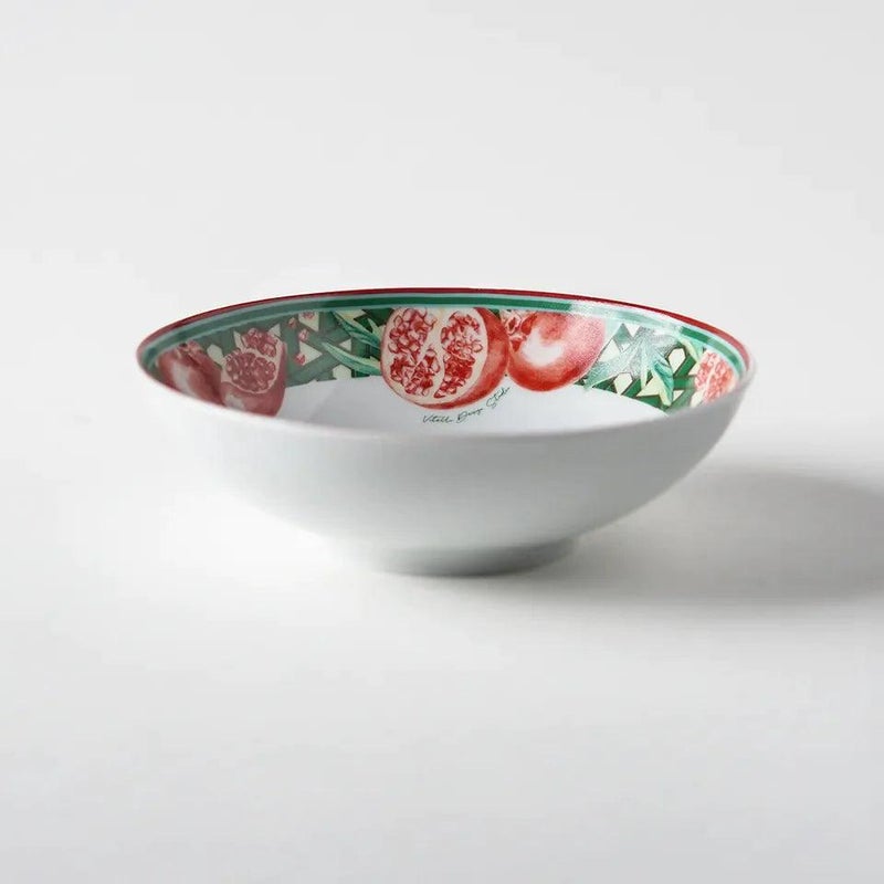 VITELLI DESIGN STUDIO Hazeran Pomegranate Porcelain Bowl - Image 3