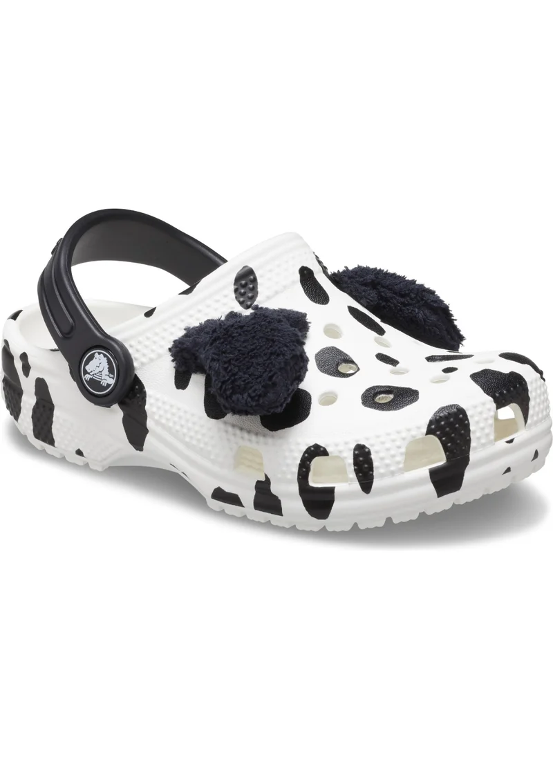 crocs Classic Dalmatian Clog T - White/black