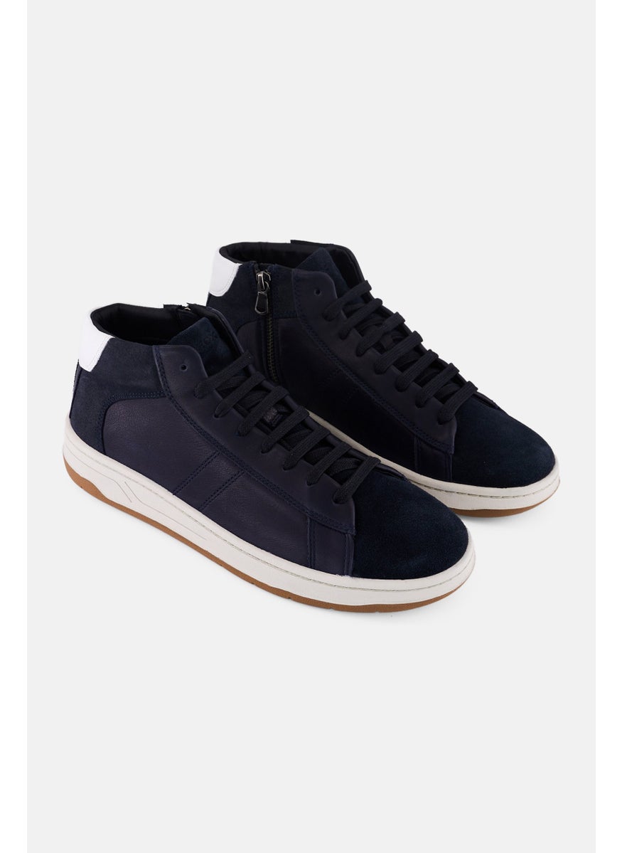 GEOX Men U Magnete H Lace Up Casual Shoes, Navy  - Image 1