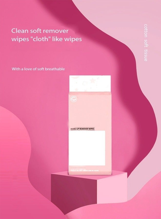 Generic Pack of 8 Multipurpose Portable Pure Soft Cleansing Wipes Skin Friendly Makeup Remover Cotton Towel for Outdoor Travel 20x14 cm - Image 4