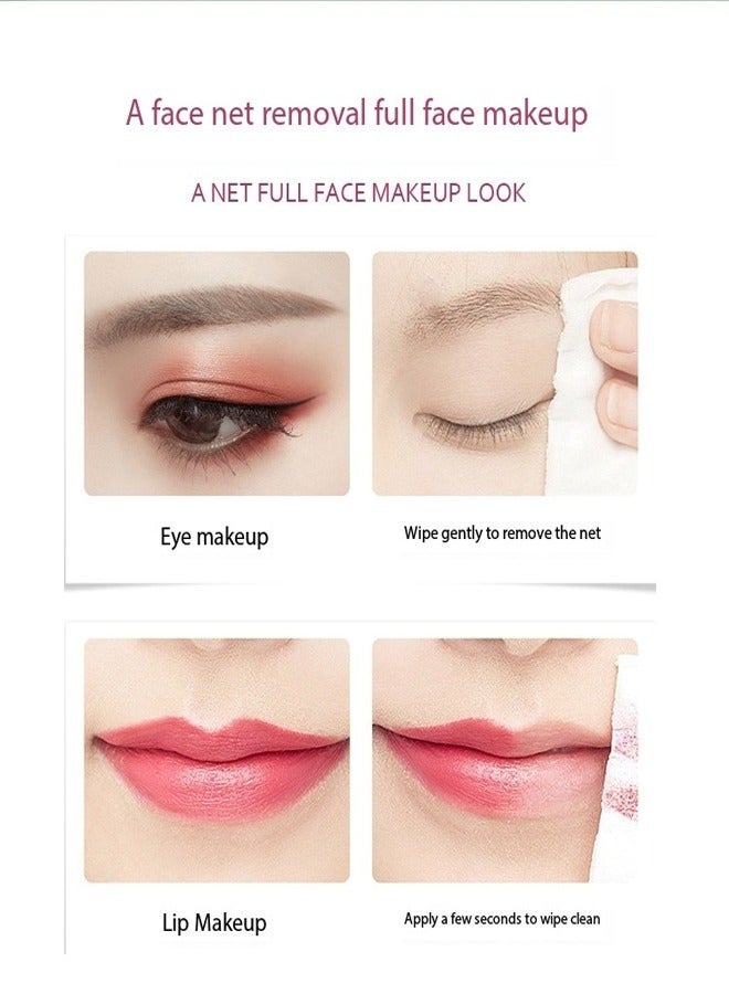 Generic Pack of 8 Multipurpose Portable Pure Soft Cleansing Wipes Skin Friendly Makeup Remover Cotton Towel for Outdoor Travel 20x14 cm - Image 5