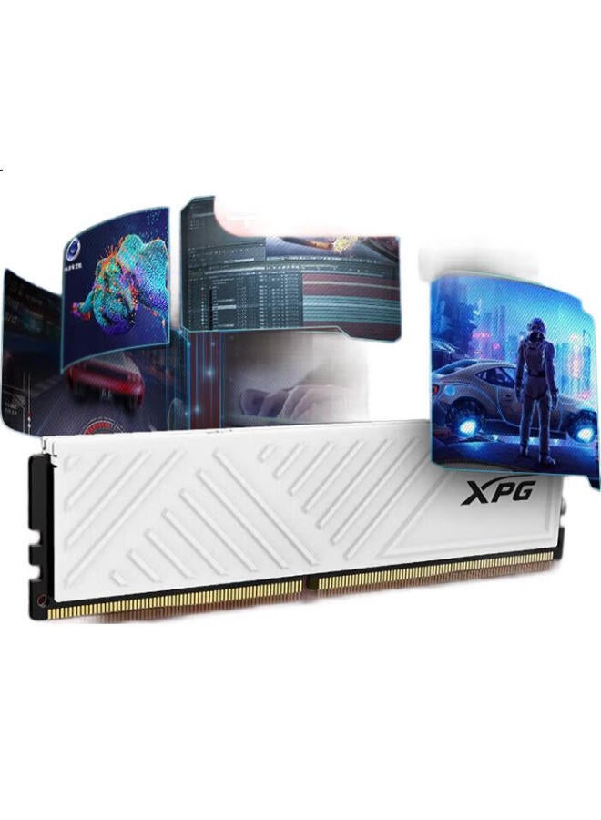ADATA ذاكرة سطح المكتب Adata 16Gb Ddr4 3600 Xpg-Weilong D35، أبيض غير لامع - Image 1
