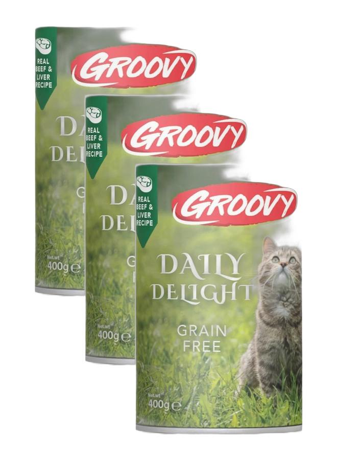 GROOVY DAILY DELIGHT Real beef&liver 400g Bundle - Image 1