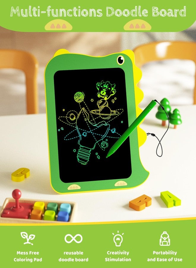 TEKFUN Toddler Boy Toys, 2 Pack LCD Writing Tablet for Kids, Doodle Board Dinosaur Toys, Travel Essentials Toys for 3 4 5 6 Year Old Boys Girls, Easter Birthday Christmas Gifts (8.5inch Green&Pink) - Image 4