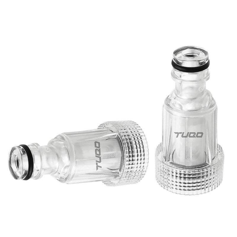 TUQO 3/4" Inlet Water Filter Nozzle (Pack of 2) | Universal Connector for High-Pressure Washers | Compatible with , Bosch, Karcher, JPT, Starq, Agaro & More | Durable & Leak-Proof – Model WF60 - Image 1