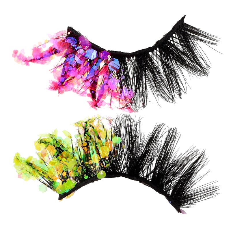 💄 رموش صناعية بتأثير توهج ليلي لمكياج الحفلات والمناسبات الخاصة - Image 4