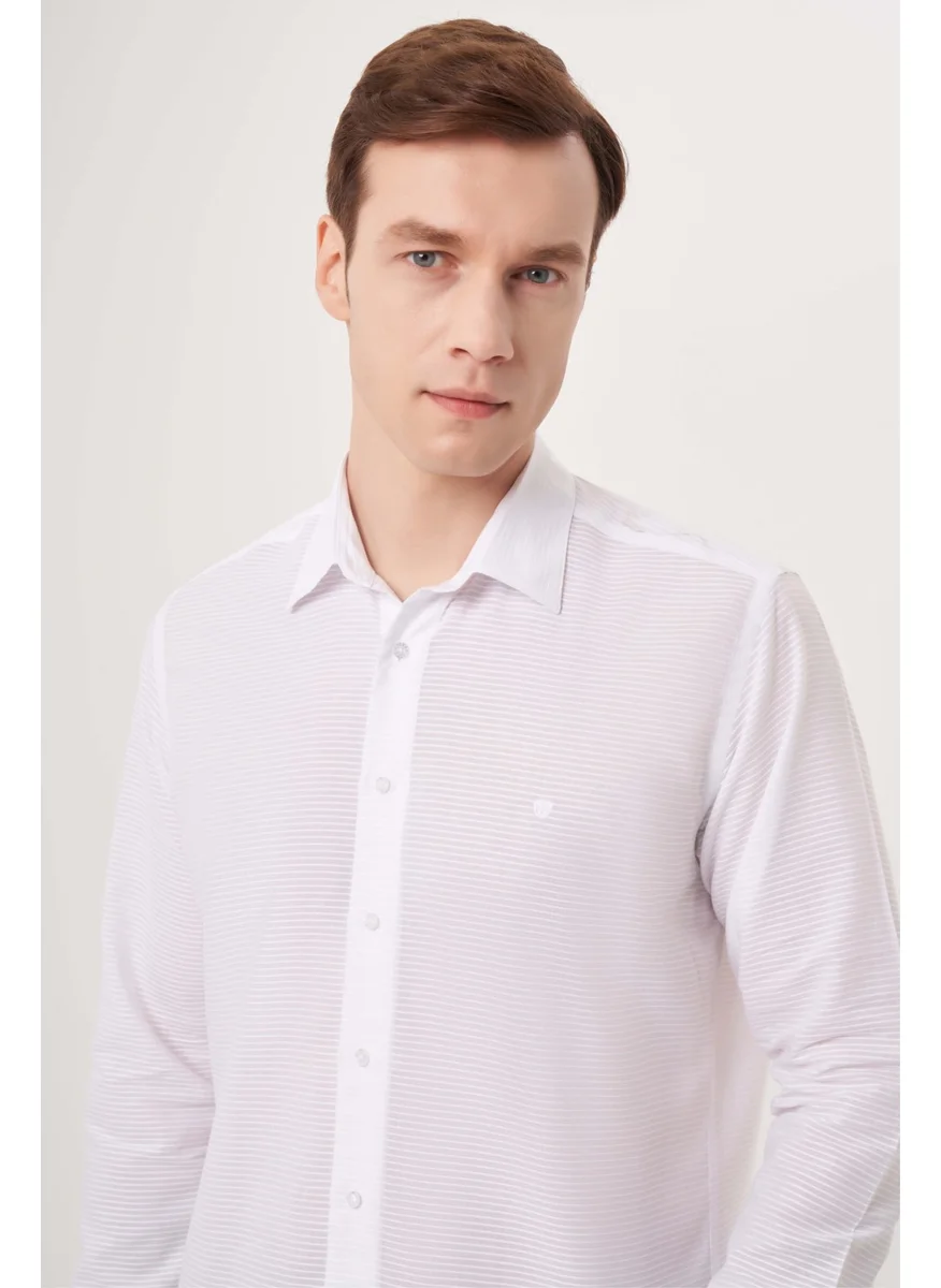 Bisse Men's Regular Fit Sports Shirt WHITE GM23Y231089_D01