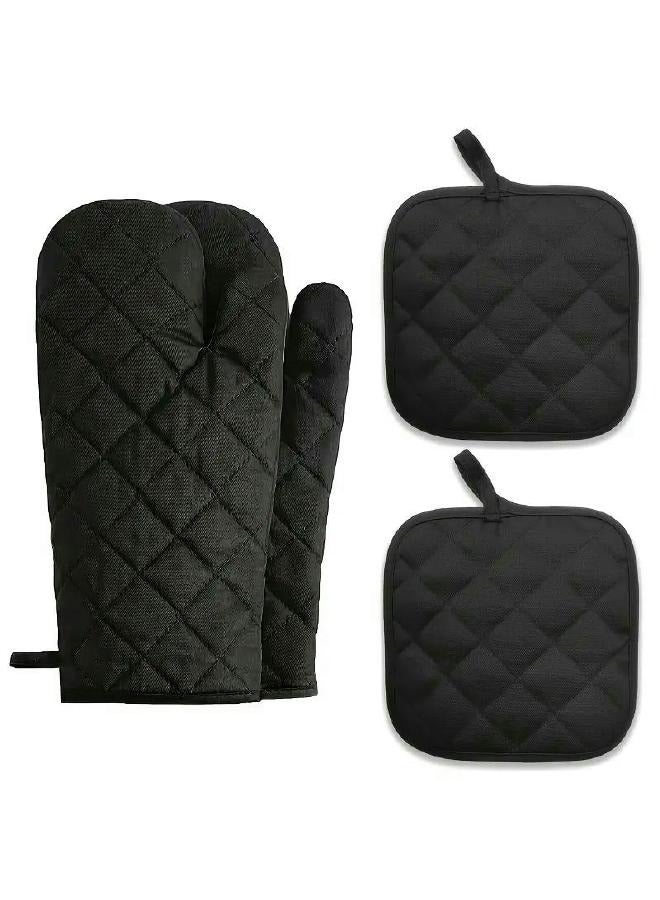 LOFT 2GLOVE,2POT HOLDER,L30XP16.5XH2CMS,DARK GREY,COTTON-131515L - Image 4