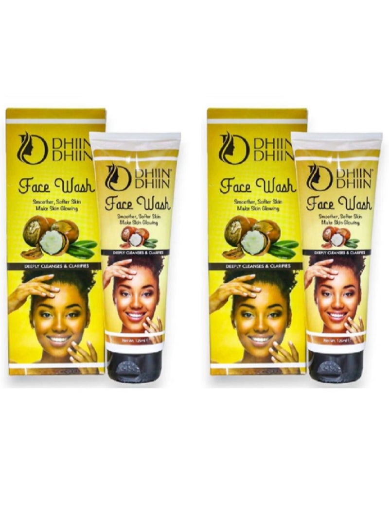 DHIN DHIN Face Wash for Glowing Skin 125ml Pack of 2