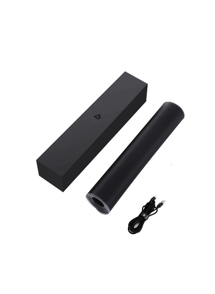 Aukey - Noga RGB Gaming Mouse Pad XXL (800 X 400 X 4 MM) Thick Extended Mouse, Mat Non-Slip ,Water-Resistant Desk Pad with Special-Textured Surface, Anti-Fray Stitched Edges for Keyboard & Mouse , PC - Image 1