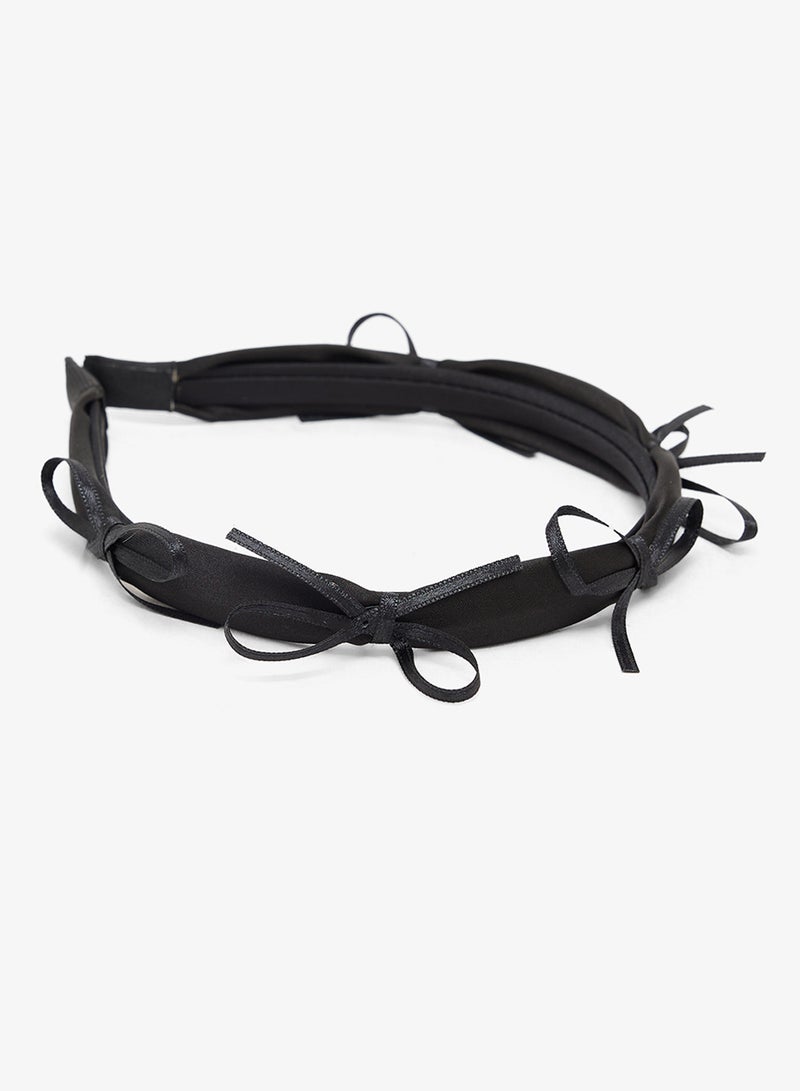 Khizana Bow Detail Hairband - Image 1