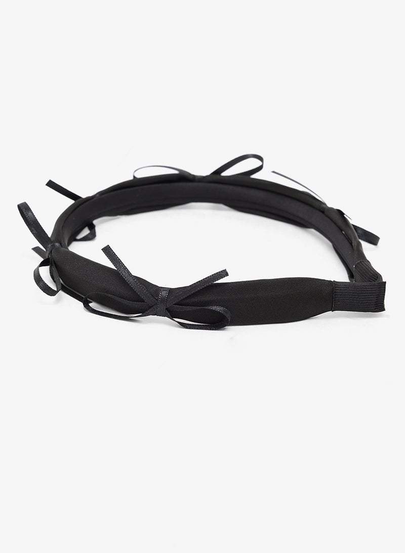 Khizana Bow Detail Hairband - Image 2