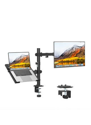 Monitor Laptop Stand, Adjustable Desktop 2-in-1 Stand, Laptop Stand, 360° Swivel Screen Arm, Holds 13-32 Inch Screen, Weight Capacity 18 lbs, VESA Standard. - pzsku/Z55D5FDDBA7F5FA8096EBZ/45/_/1712460380/e0ea28f8-dcfe-4a5e-b813-b8e3ff0cf655