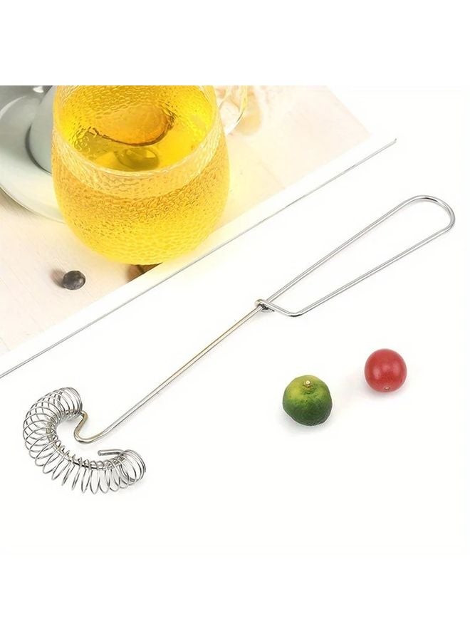 Portable Stainless Steel Manual Egg Beater Hand Mixer Whisk Tool Easy Clean - Image 5
