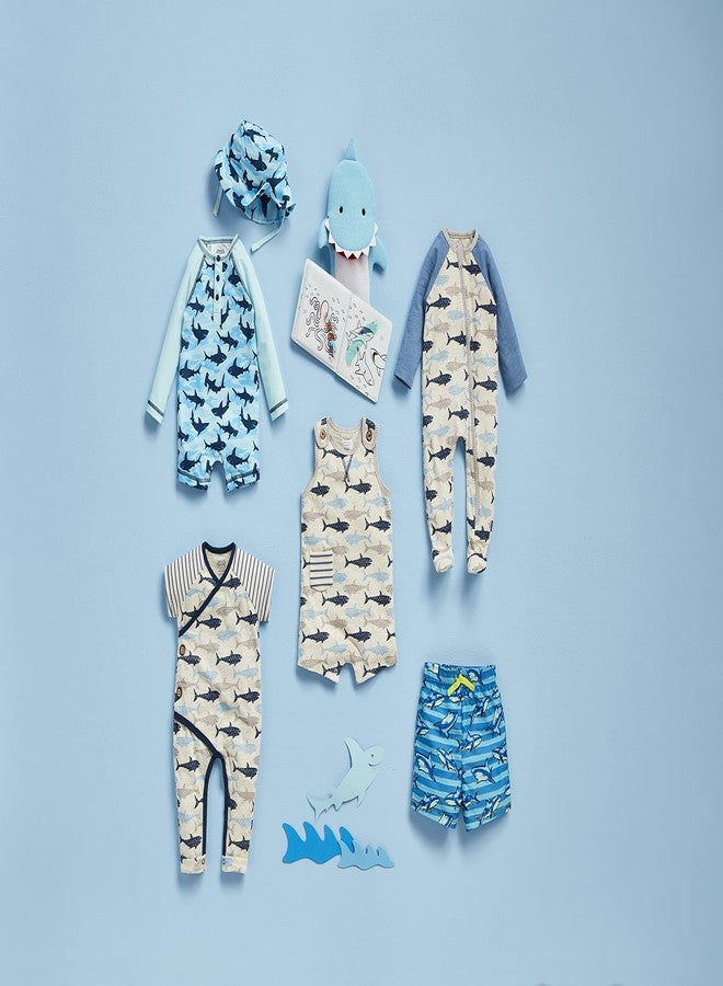 Mud Pie Baby Boys Swim Trunks, Shark, Small - Image 2