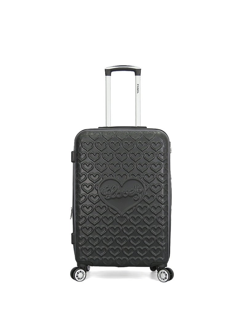 Fancl مجموعة عربة أمتعة فانكل هارد شيل 5 قطع، أسود - Image 3