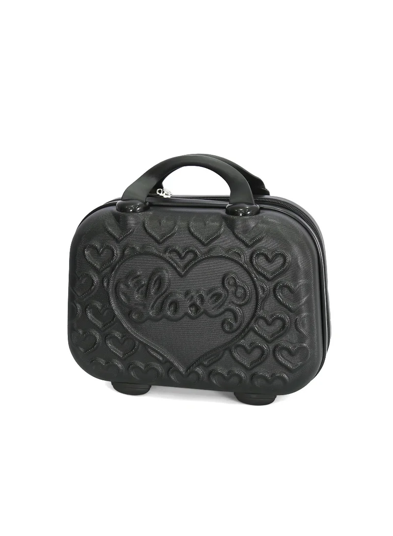 فانكل Fancl Hardshell Luggage Trolley 5 pcs Set,Black