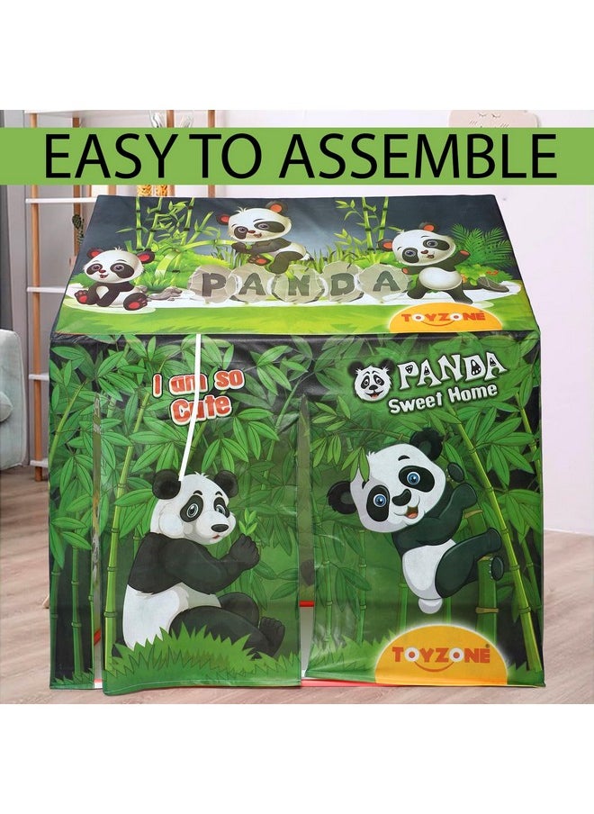 Toy Zone TOY ZONE Tent House Play Set- Panda | Kids Tent House | Panda Kids Tent | Light Weight | Outdoor & Indoor Play Tent | Easy to Assemble | for Age 2+ Years  - Image 5