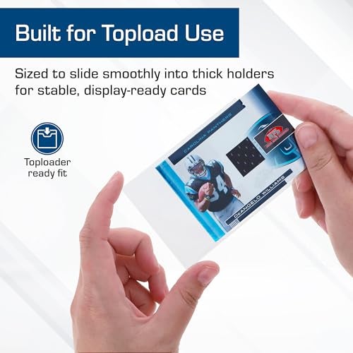 BCW Thick Card Sleeves - 100 Pack | Crystal Clear Polypropylene Protective Sleeves for Collectible Cards | Card Protector Sleeves Holds Trading Cards Up to 240pt | Fits Thick-Card Topload Holders - Image 5