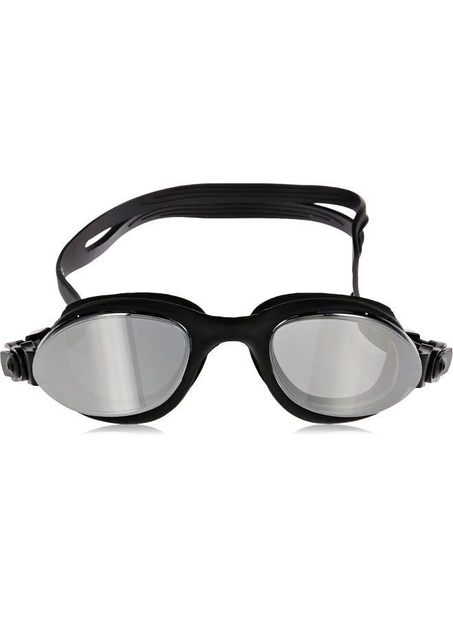 ميسوكا نظارات سباحة ديسكفري أدفنتشرز مضادة للضباب، حماية من الأشعة فوق البنفسجية، تصميم انسيابي بزاوية 180 درجة، عدسة داكنة شفافة - DEA822431 - Image 2