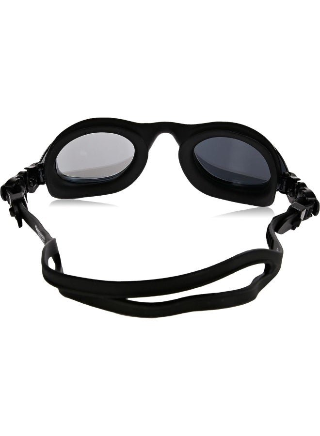 ميسوكا نظارات سباحة ديسكفري أدفنتشرز مضادة للضباب، حماية من الأشعة فوق البنفسجية، تصميم انسيابي بزاوية 180 درجة، عدسة داكنة شفافة - DEA822431 - Image 4