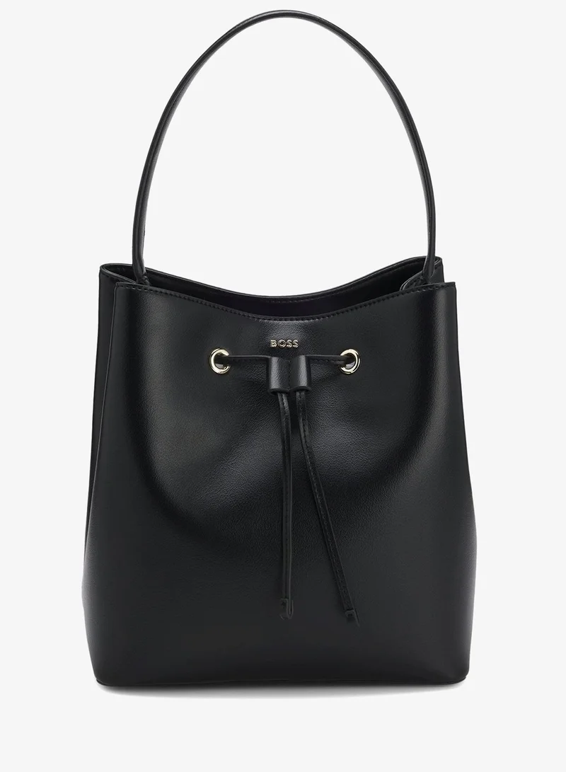 BOSS Bucket bag in faux leather
