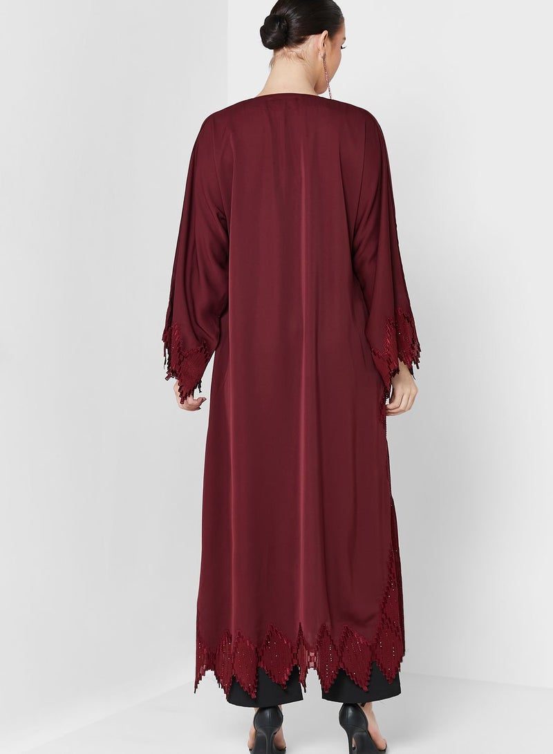خزانة عباية مزينة بأحجار لامعة - Image 2