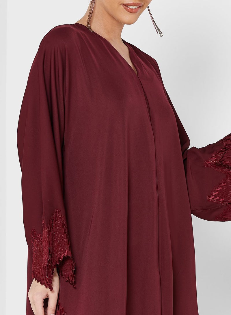 خزانة عباية مزينة بأحجار لامعة - Image 3