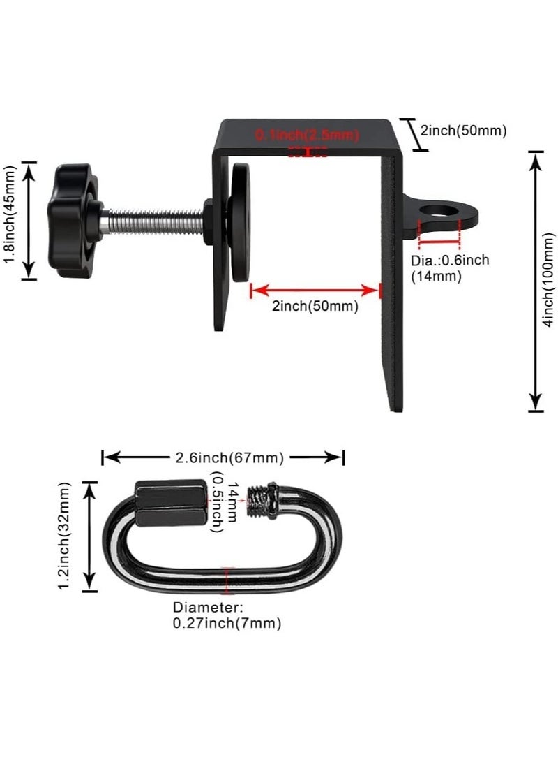 Excefore Heavy Duty Door Anchor for Resistance Bands Suspension Training, Workout Door Mount Anchors for Body Weight Straps, Strength Training, Physical Therapy Exercise, Home Gym - Image 5
