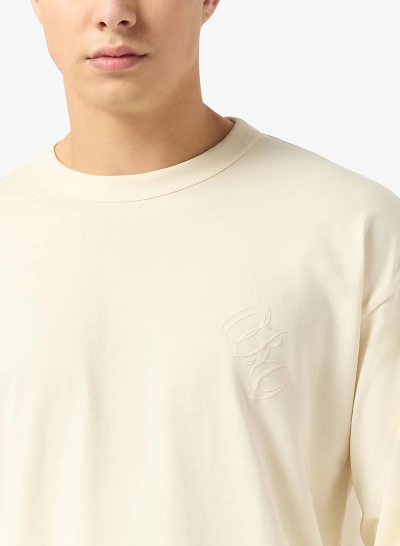 JACK & JONES  Structured Regular Fit Crew Neck T-Shirt for Men | Best Price UAE