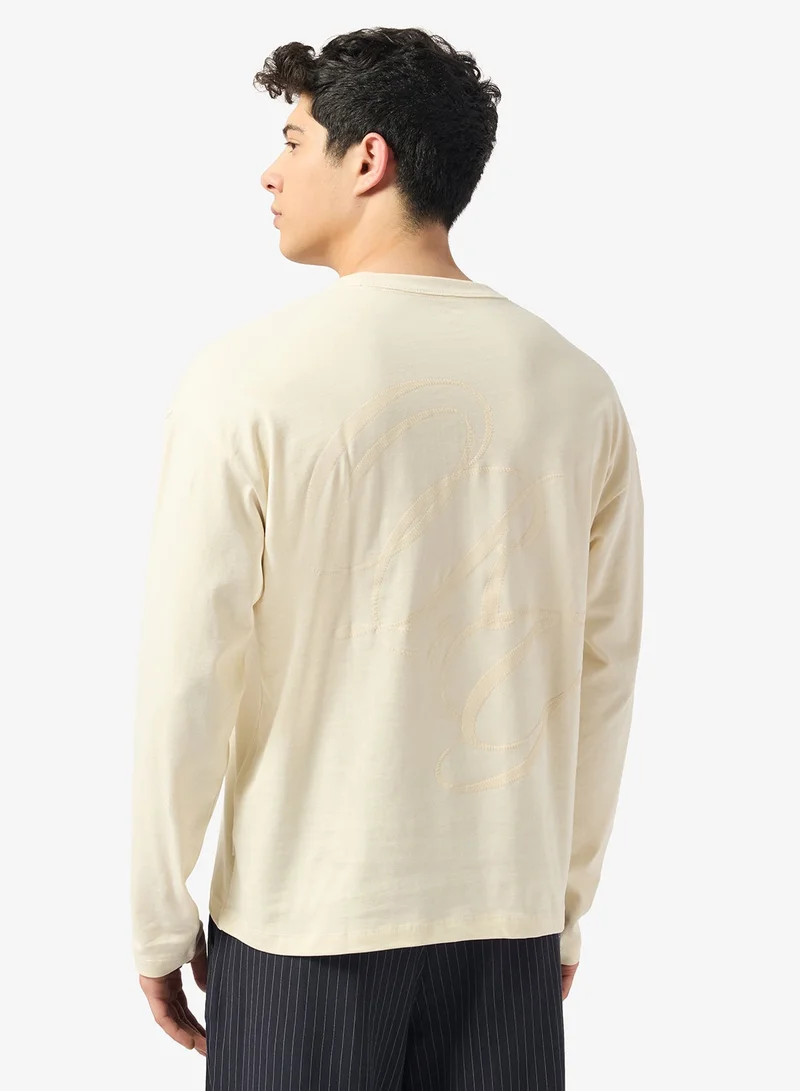 JACK & JONES Structured Regular Fit Crew Neck T-Shirt