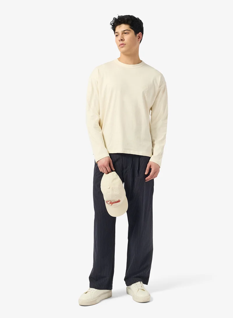 JACK & JONES  Structured Regular Fit Crew Neck T-Shirt for Men | Best Price UAE
