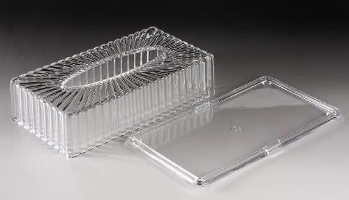 Aakarit Acrylic Tissue Holder Tissue Box Transparent Paper Roll Holder Clear Square Napkin Holder for Home, Office, Restaurants, Hotels, Bathroom | Transparent | GK-4 - Image 5