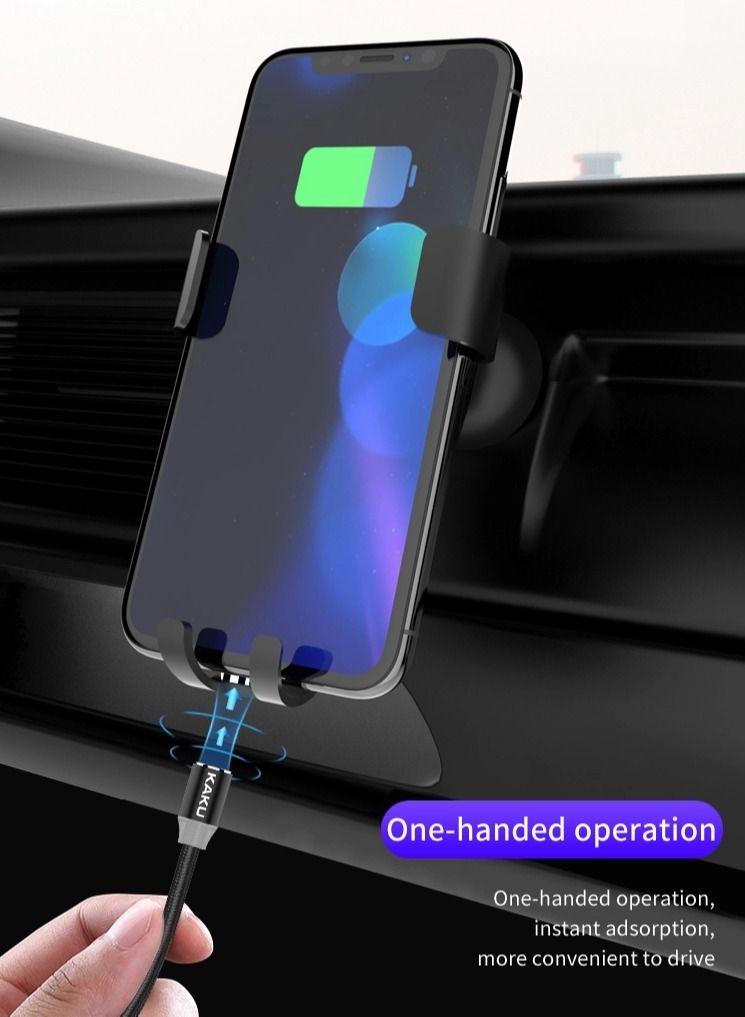 KAKUSIGA Magnetic Fast Charging Usb Cable 3 In 1 Type-c / Micro / Lightning - KSC-320 - Image 4