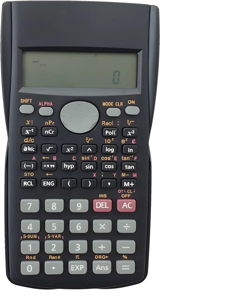 82Ms-A Advanced Scientific Calculator, 2-Line Screen, Multi-Purpose Keys, Ideal for School & Office, Ergonomic Build, Battery-Powered - Image 1