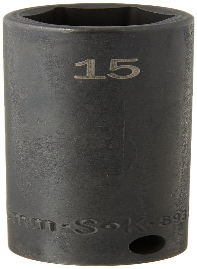 SK Tools USA 3/8" Drive, 15MM, 6 Point, Deep Impact Socket | 8935 - Image 1