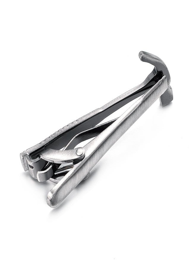 Yoursfs Hammer Tie Clip for Men Cool Novelty Tie Pin Silver Plated Personalized Tie Bar - Image 5