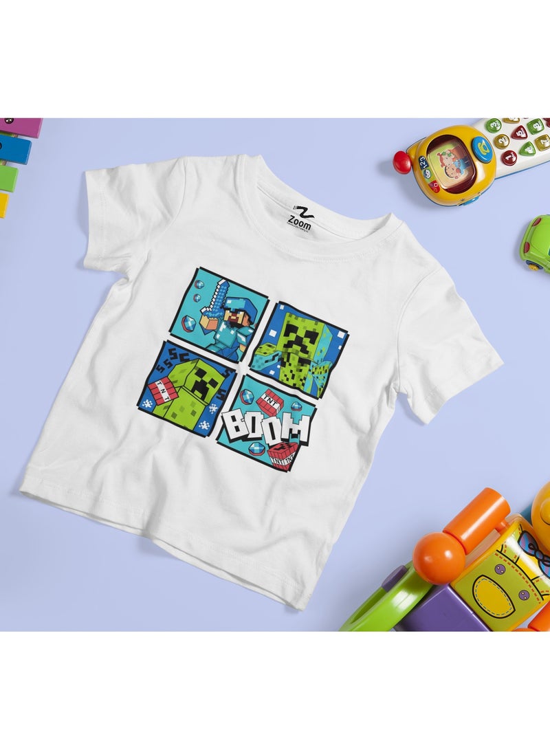ZOOM Minecraft 'BOOM' new Graphic Design with t-shirt