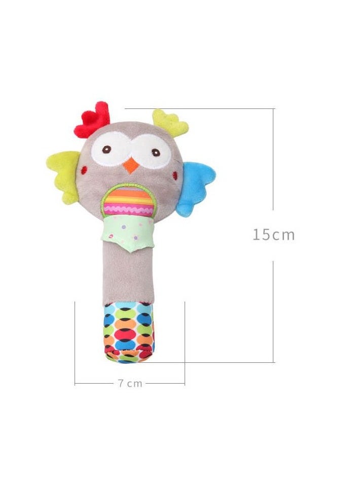Goolsky Baby Soft Rattles Shaker, Infant Developmental Hand Grip Baby Toys, Cute Stuffed Animal with Sound for 3 6 9 12 Months and Newborn Gift  - Image 2