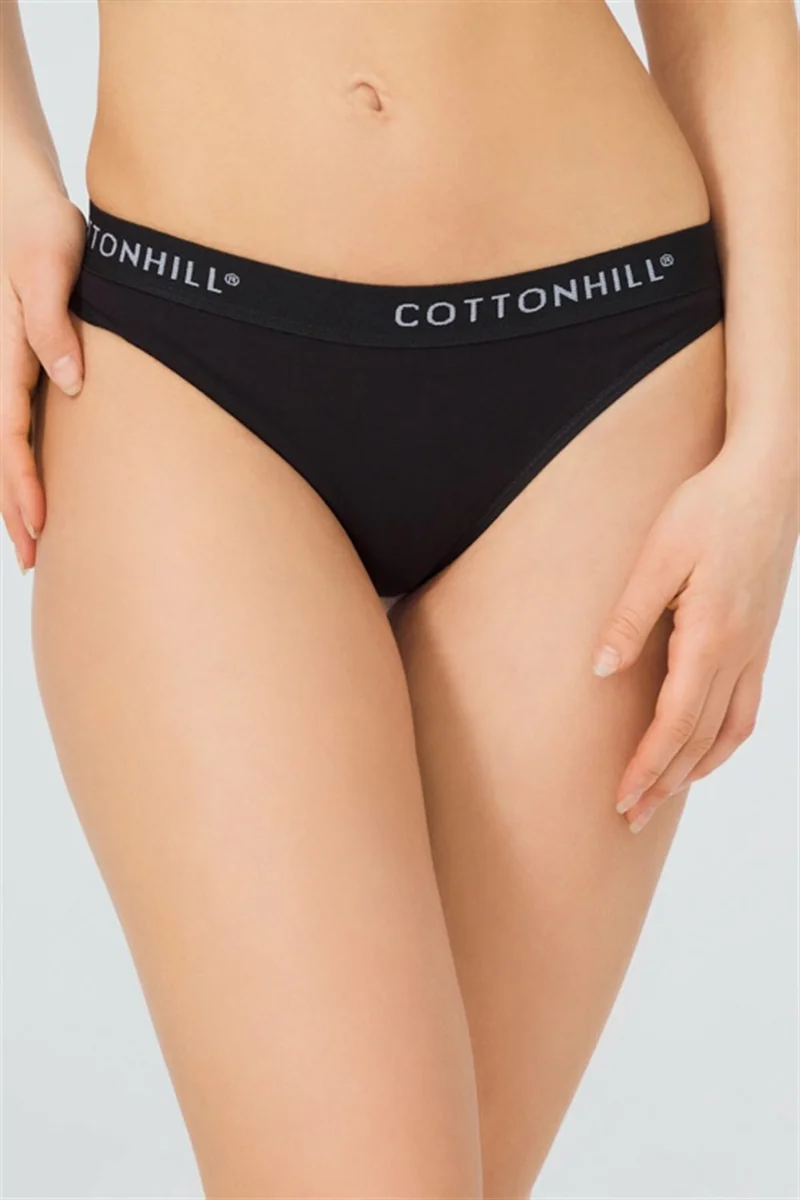 COTTONHILL Cotton Basic Women's Thong Panties 3 Pack
