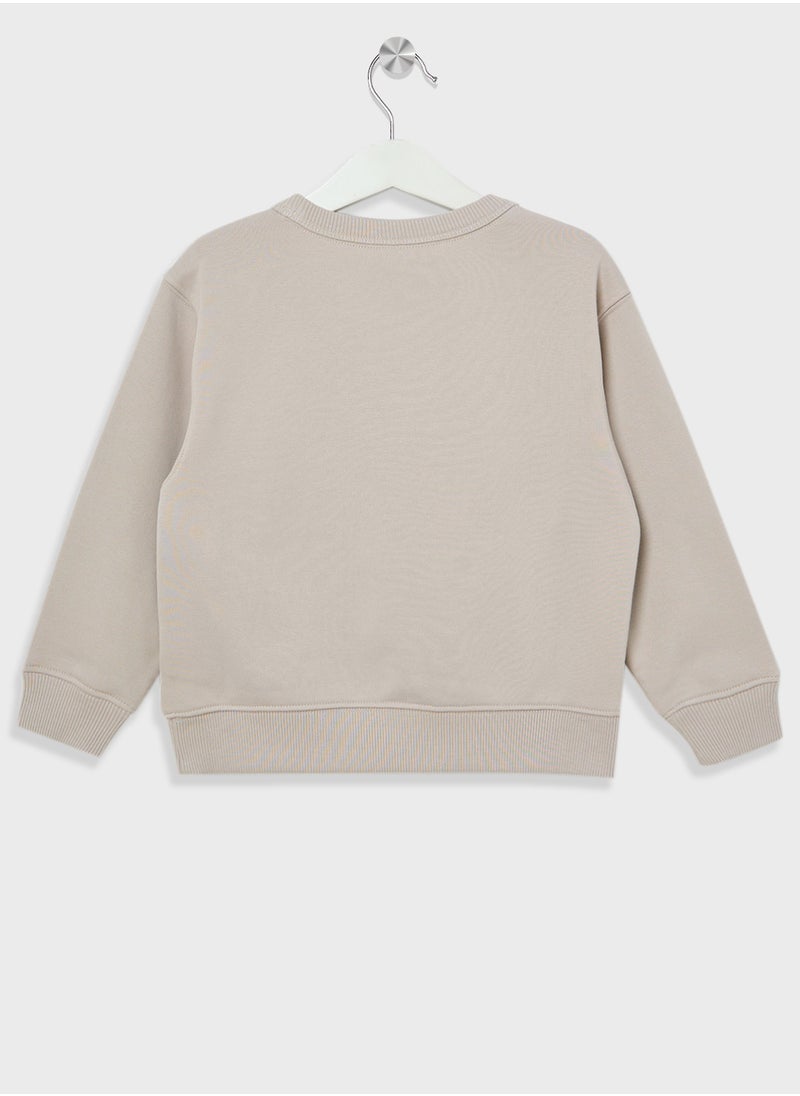 Calvin Klein Jeans Kids Graphic Logo Sweatshirt  - Image 2