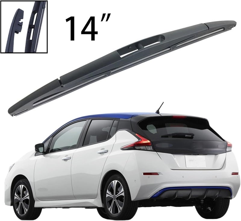 Wivplex 14" Rear Windshield Wiper Blade for Nissan Leaf MK2 - Image 4