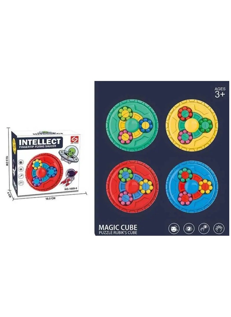 FASHION MANIA - Magic Bean Rotating Cube 2 in 1 spinner and logic game - Image 1