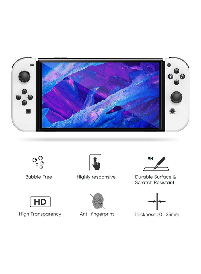 Y&D Game Console Carrying Case, Hard Shell Travel Organizer Accessories with Nintendo Switch, Screen Protector, Protective Cover Kickstand, Thumb Grip Caps & Card Box - Image 5