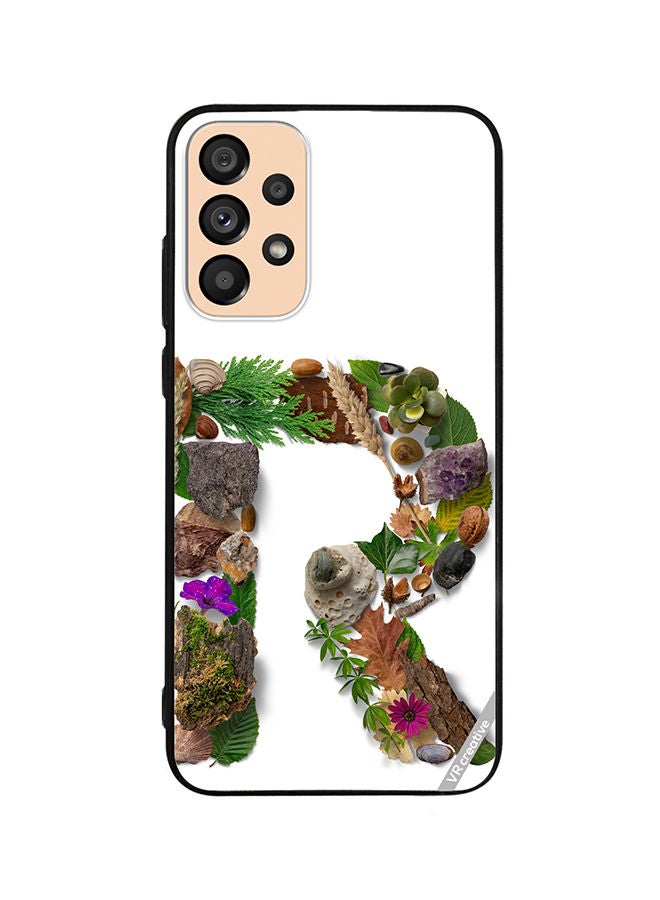 VR CREATIVE Protective Case Cover For Samsung Galaxy A53 5G Alphabet R Design Multicolour - Image 1